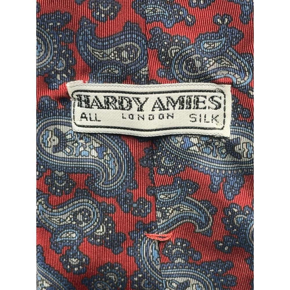 NeckTie‎ Red Cashmere Color Men's Neck Tie - Picture 3 of 6